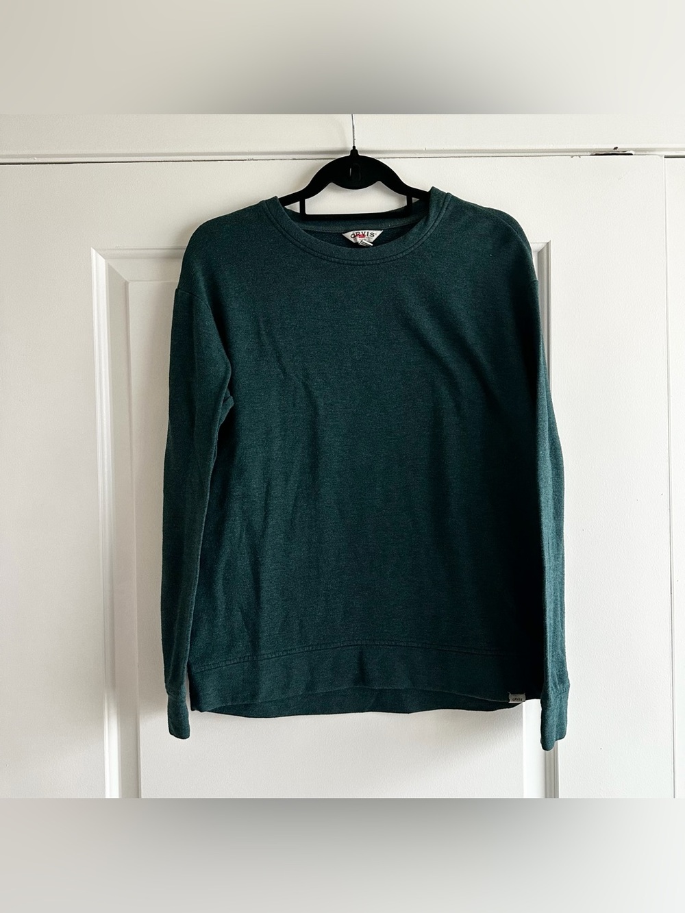 Orvis Dark Teal Blue Long Sleeve Sweatshirt